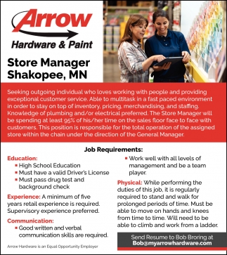 Store Management Jobs