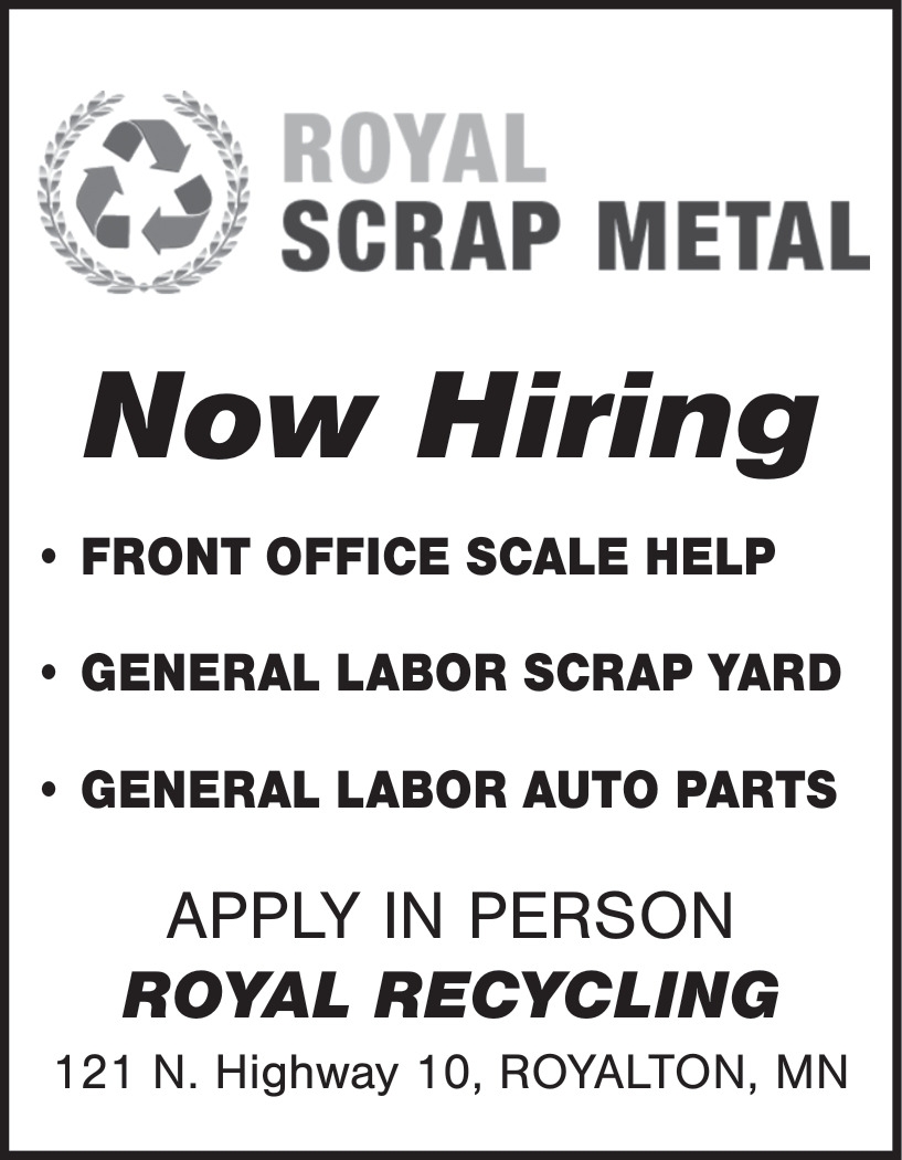 Scrap Jobs Front Office Scale Help - General Labor Scrap Yard, Royal Scrap Metal ...